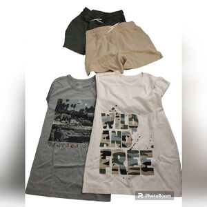 Member's Mark Boys Mix & Mach 4 Piece Everyday Playwear Set Size 6 (Dinosaurs)